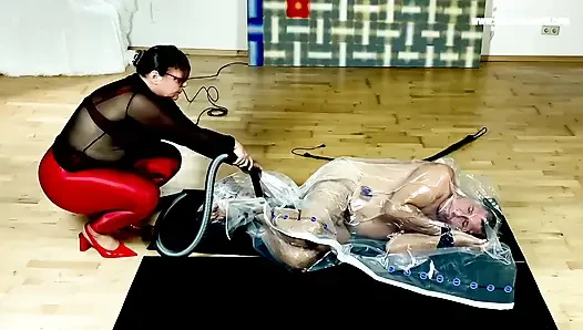 Dominatrix Mistress April - Vacumized and Sealed Slave