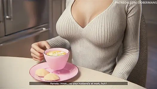 Hingabe ehefrau, ich habe meinem ehemann geholfen, seinen job zu behalten, ich habe seinen chef gefickt - heiße MILF, creampie-muschi