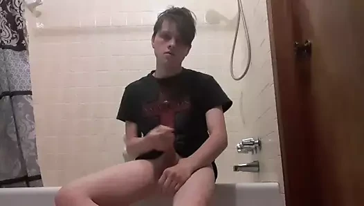 Goth twink Mastürbasyon