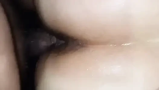 Cum 2 time while doggy shot on big nepali ass