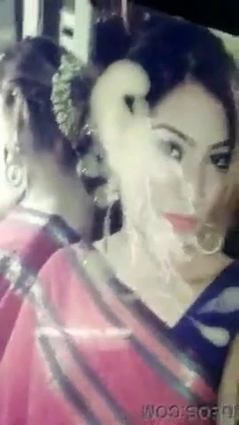 Bangladeshi milf covered in cumshots
