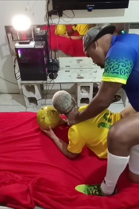 Milking My Friend's Ass Soccer Player Part 3
