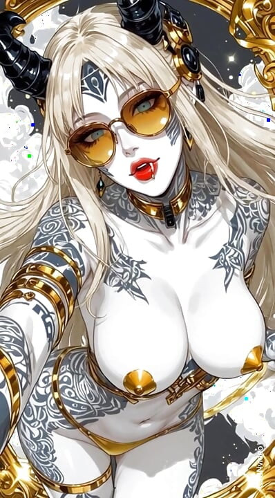 클라우드에서 춤추는 백인 악마(Ai 애니메이션)