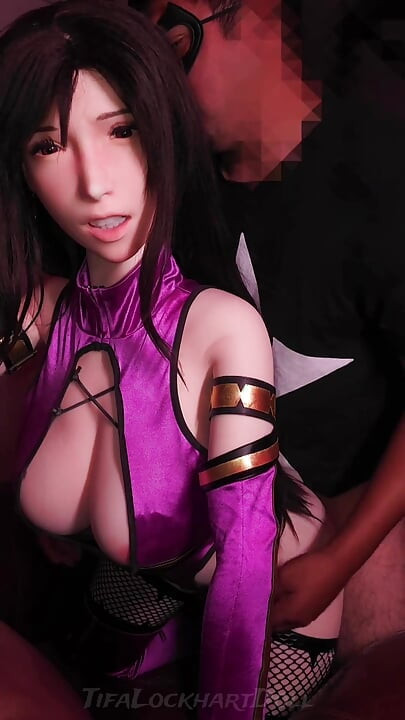 Tifa Lockhart Transforms Into Mileena From Mortal Kombat for 7th Heaven