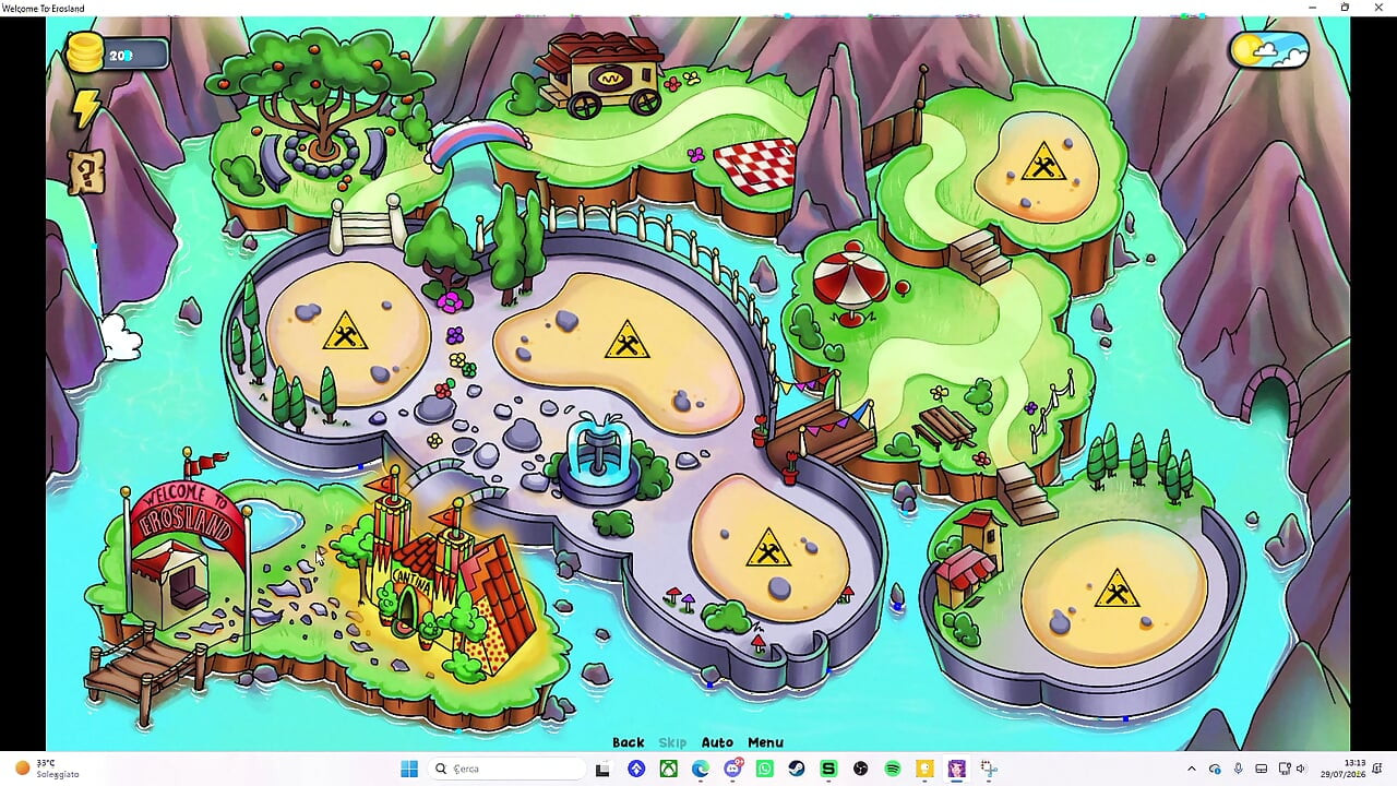 "Bem-vindo a Erosland" parte 1 jogo