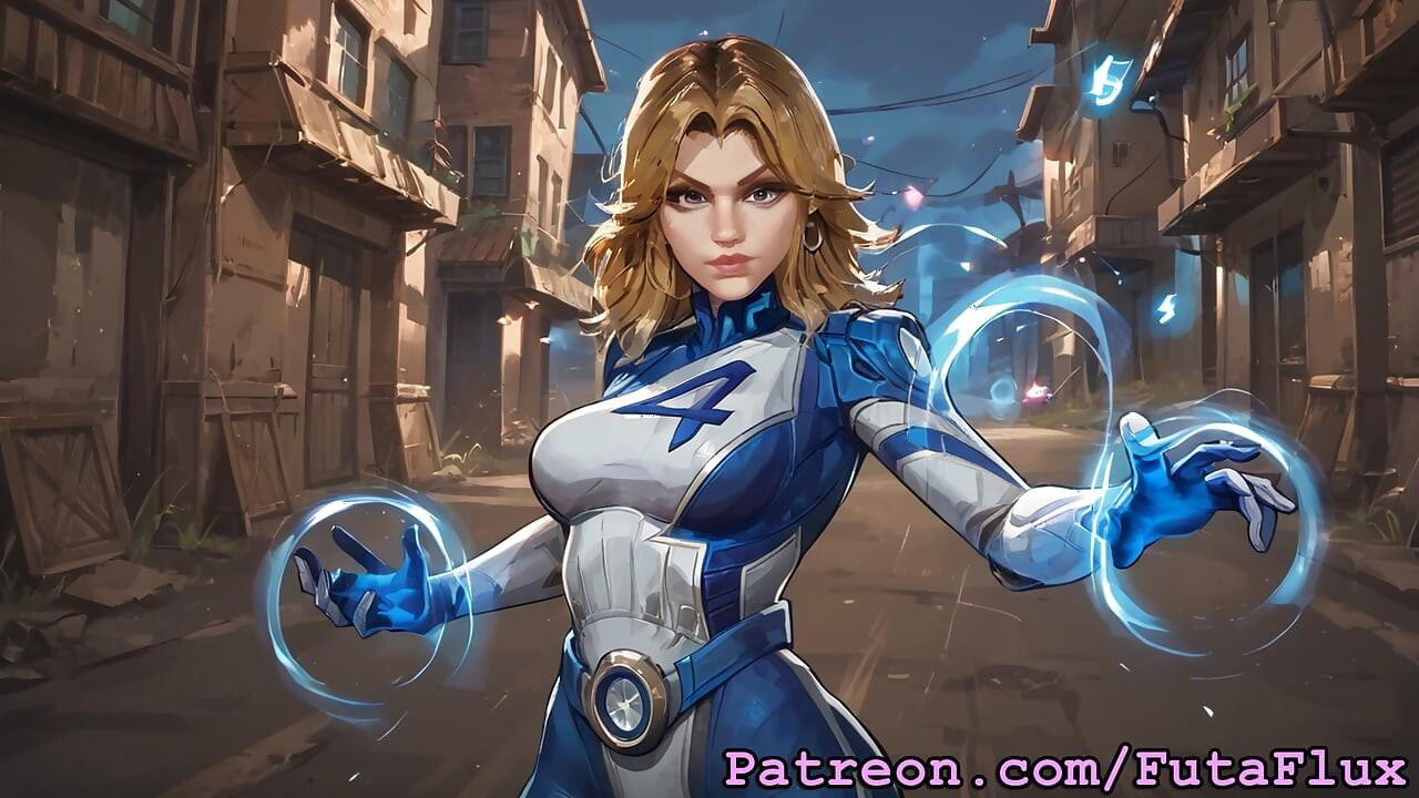 Futanari Nevidljiva Žena - Dr. Sue Storm