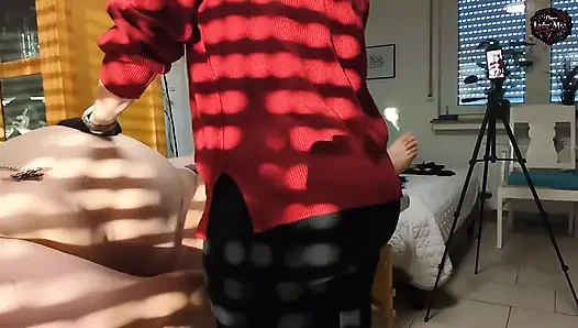 Domladymia-sladymia-slaveOfm Red Stripes untuk budak seks bagian 5