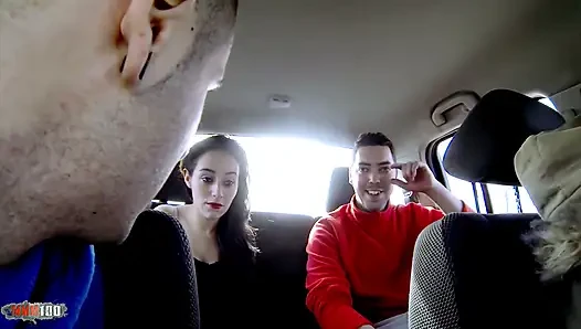 Pretty young spanish babe Vania Flores gets fucked in front of her boyfriend