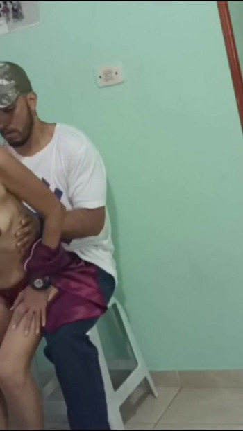 What a delicious cock you have! My stepsister watches me fuck! | Clip 1