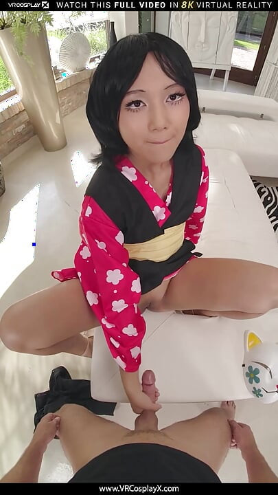 Vrcosplayx demon slayer Mai Thai mientras Yaiba Makomo se volvió caliente y lujuriosa tanto como ella es peligrosa parte 2