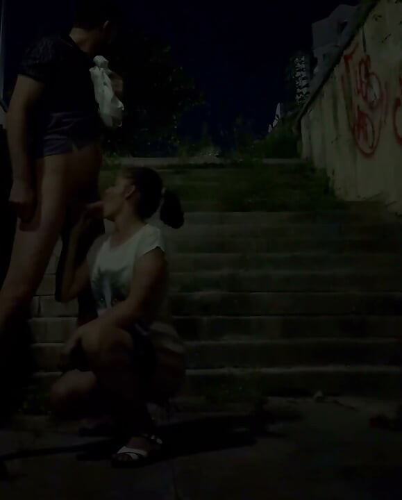 Late at Night Underpass Anal with Marina