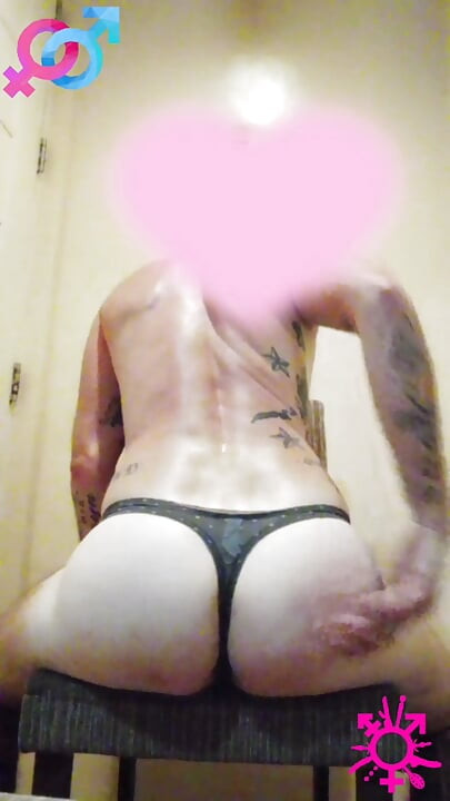 Showing off for big cocks in sexy little panties