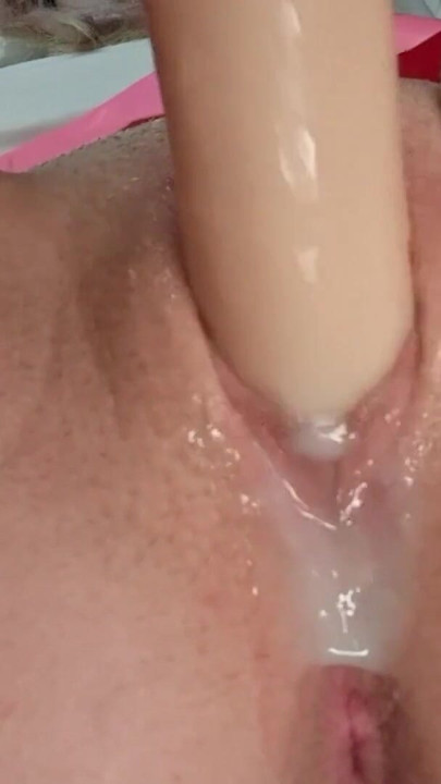 HOT Dildo Onani - Close-Up Pleasure med Mit Elskede Legetøj | Klip 2
