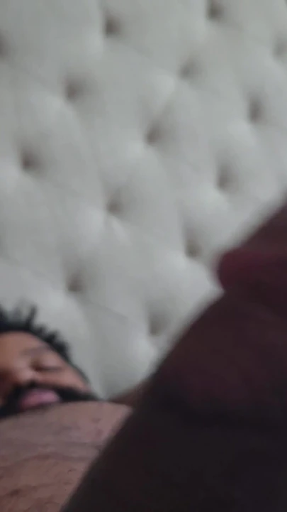 Thick Bearded Bull Strokes His Morning Wood | Clip 2