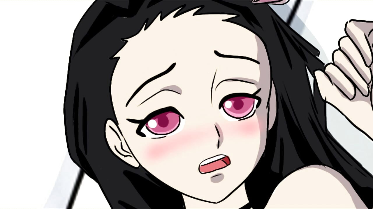 Volwassen Nezuko geneukt totdat ze klaarkomt - erotische Hentai