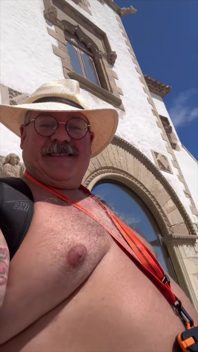 Grandpa has an amazing chest