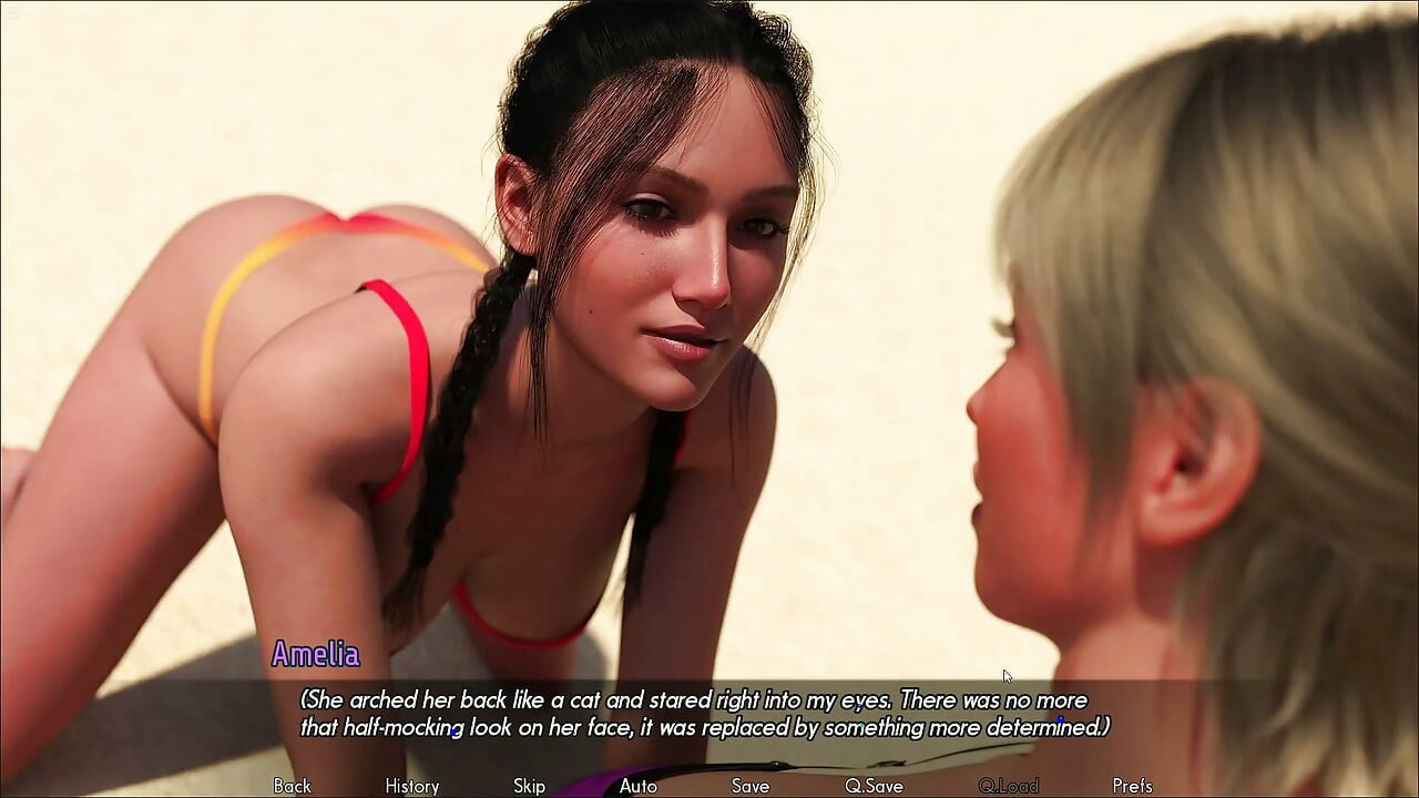 Lesbian Stepdaughter Sucking Her Shemale Stepmom Big Cock On Beach