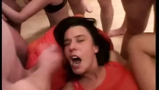 Intense fuck in the ass of a wild and eager brunette