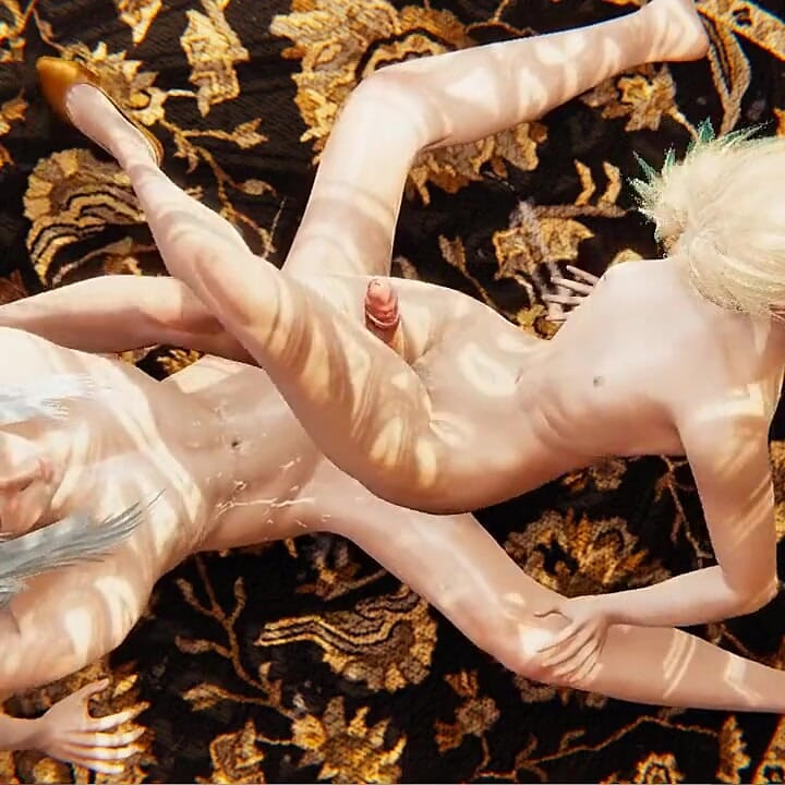 Final Fantasy Yaoi - Claud Ridding Sephirot's Dick