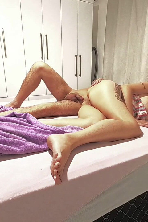 My Stepfather Visits Me at Night to Cum in My Little Pussy