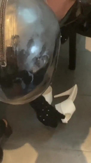 Epic moment from "Piss and Cum on White Mules by User Request"