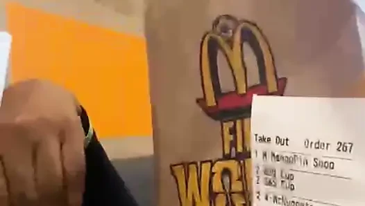 Public McDonald’s Mukbang