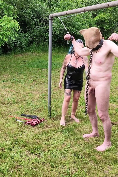 Whipped Naked in Nature