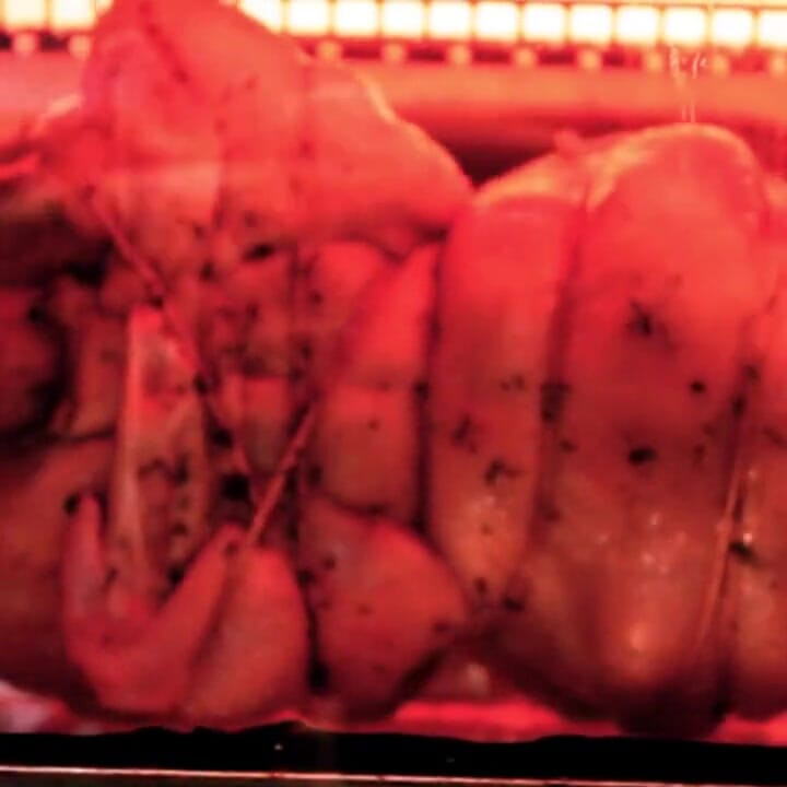 Meat massage meat on spit meat in my mouth