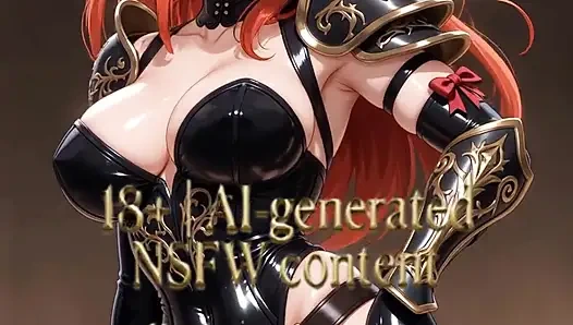 Erosquest - zorra the red blade - kenikmatan phallic, episode 2 - konten ai