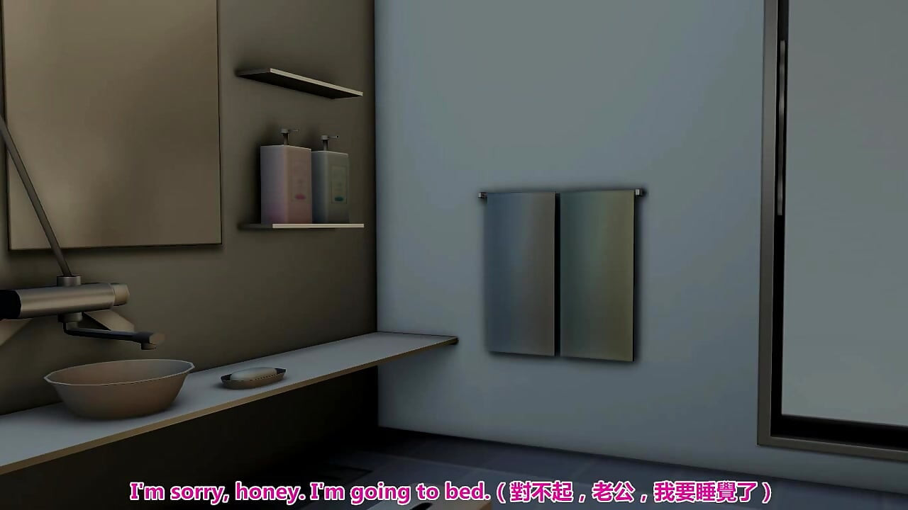 교수의 집에서 추가 크레딧을 받는 학생 - 3d 헨타이