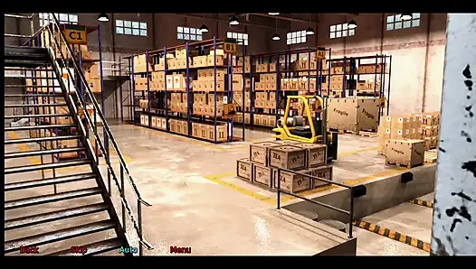 Ofisteki evli kadın #2 Simon Stacy'nin eteğine bakıp duruyor.