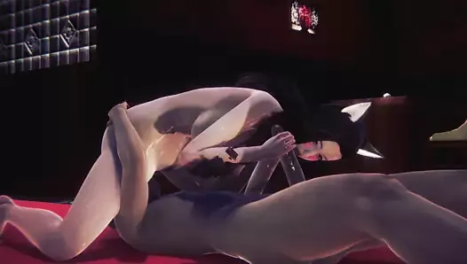 Une jolie Japonaise se fait baiser brutalement - hentai 3D - (non censuré)