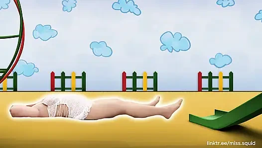 Beyaz iç çamaşırlı bayan kalamar egzersizleri