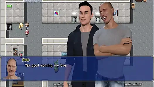 The office wife #21 - Stacy gave Marcus a hand job and sucked off the cum