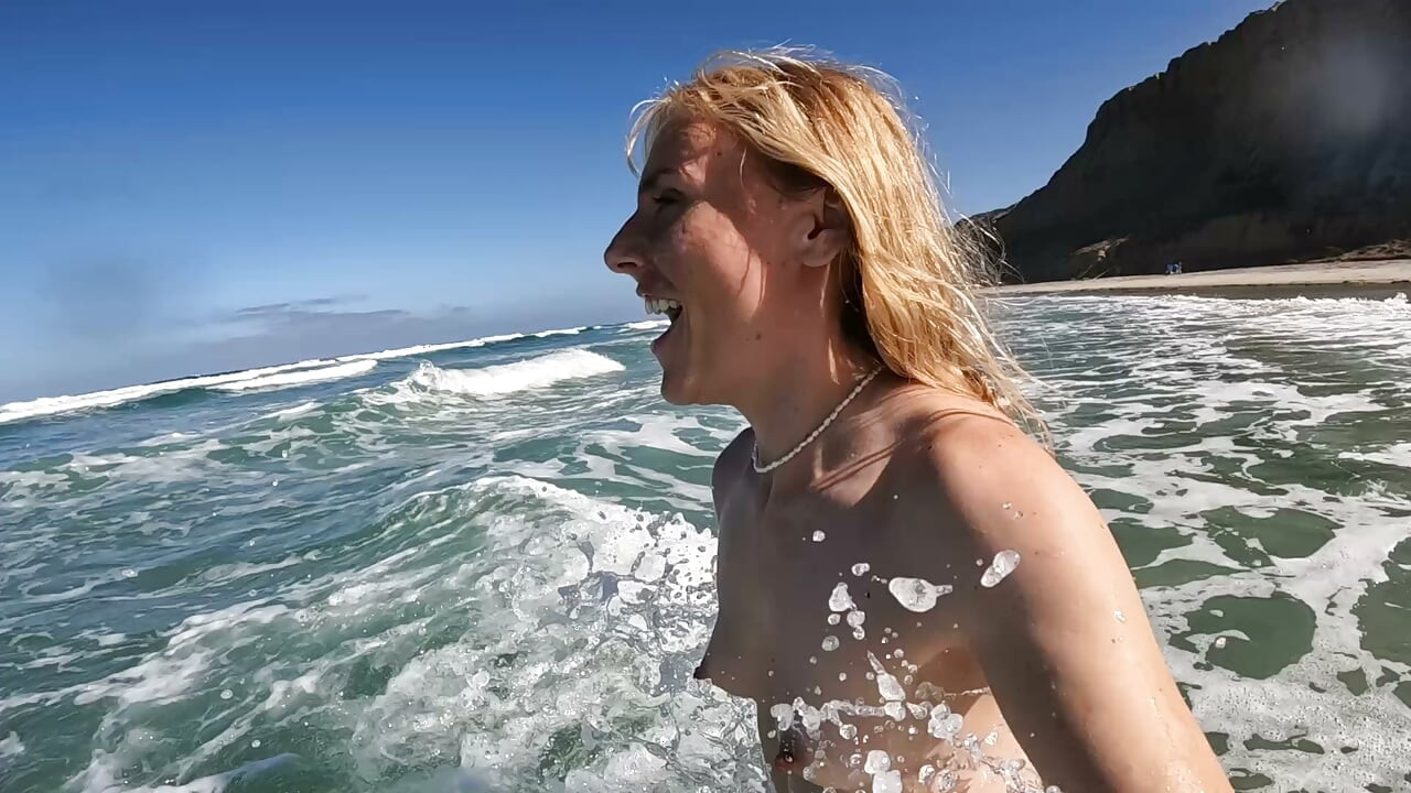 Facial at the Nude Beach