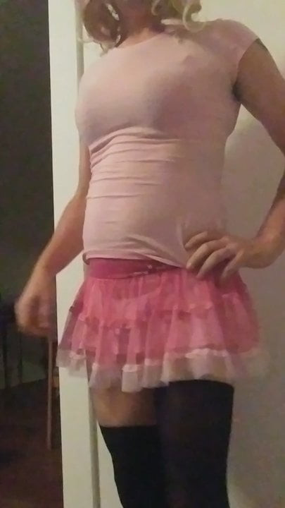 Hot sexy crossdresser ass