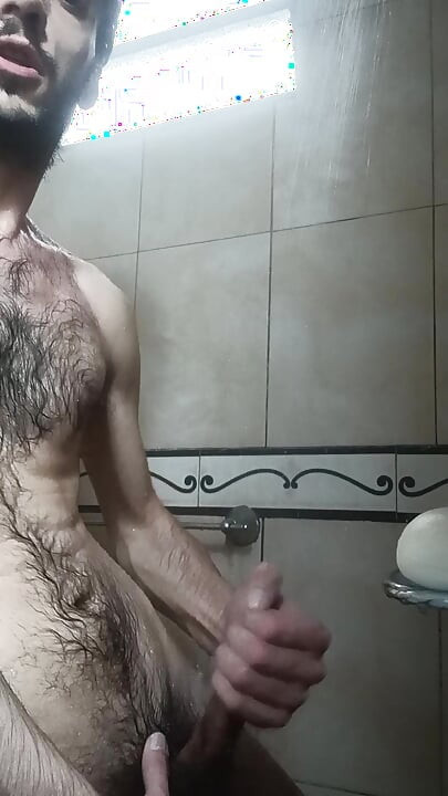 Cum in the Shower