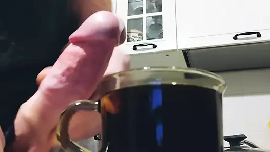 Milking my for cream for a coffee break