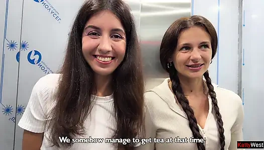 Hacker halfen weiblichen studenten, in das Wohnheim zu kommen und die Belohnung für ihre engen muschis zu erhalten