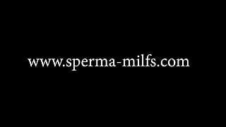 Sperma-orgie voor vuile sperma-milf hete Sarah - verpleegster - 40521