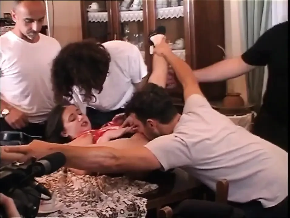Licking fucking fingering orgy party