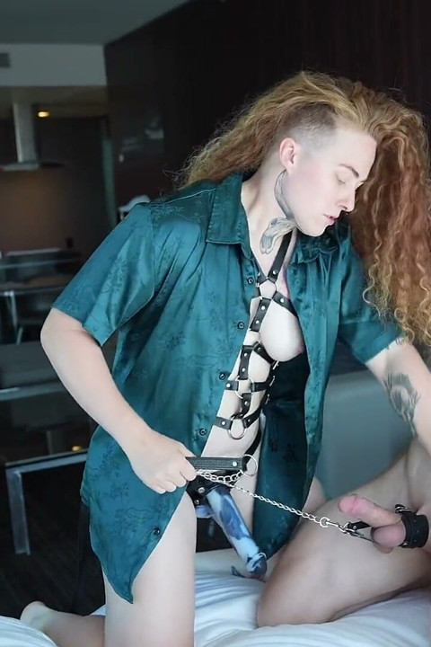 Cock Leashed and Pegged - Camyrnn Brooke