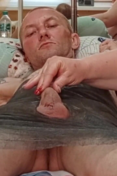 Jerking off My Brother-in-law's Dick with Oil