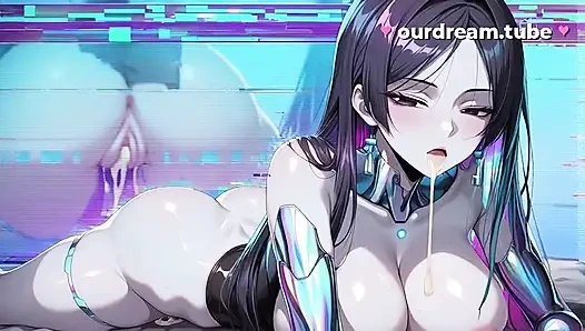 Android Girls Fuck While Their Universe Glitches
