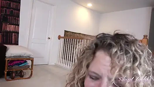 Auntjudys - Your Mature Step-stepmother Tia Gives You a Taboo Blowjob