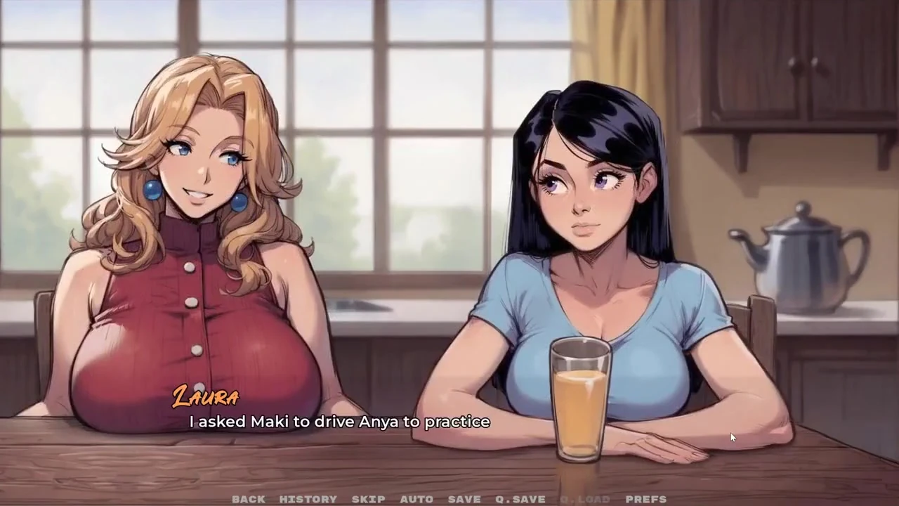 Yeni Kız Arkadaşım Tabu Hentai Oyunu Bölüm 48 Üvey babamın mutfakta üvey annem ve kız arkadaşımla birlikte olmasına şaşırtım!