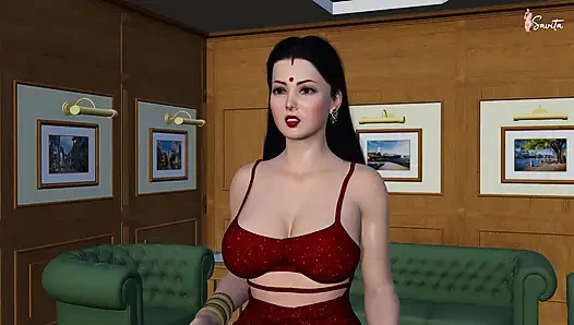 Savita Surprises Her Boss On His Birthday & Gifts Him Her Wet Pussy As A Present