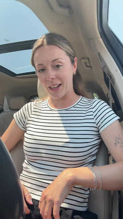 Lush in the Car! Risky Orgasm!