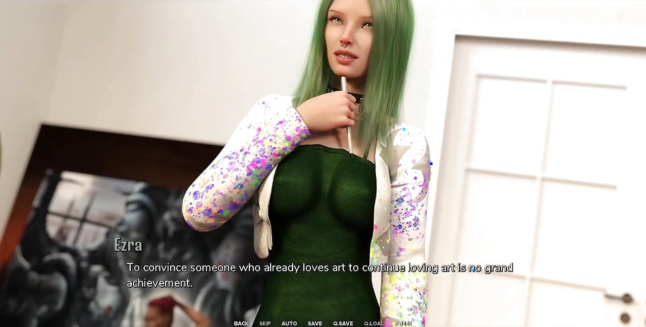 Taboo University - Green Hair Emo Artist Says I Am Her Muse