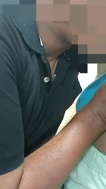 Epic moment from "Tamil Amateur Couples Really enjoyed kissing boobs sucking and nice cock sucking"